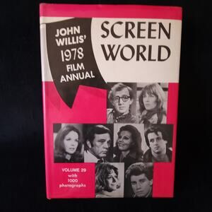 Screen World John Willis 1978 Film Annual Volume 29 w/ 1000 Photographs Book VTG